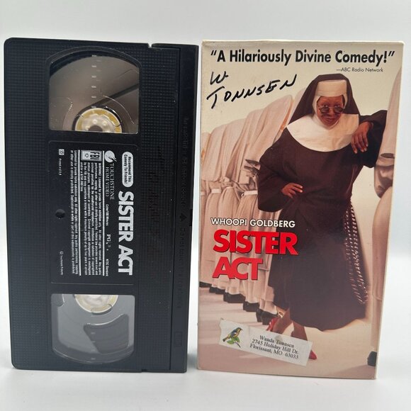 Sister Act Whoopi Goldberg 1992 VHS Comedy Hilarious Divine Fun - Picture 3 of 3